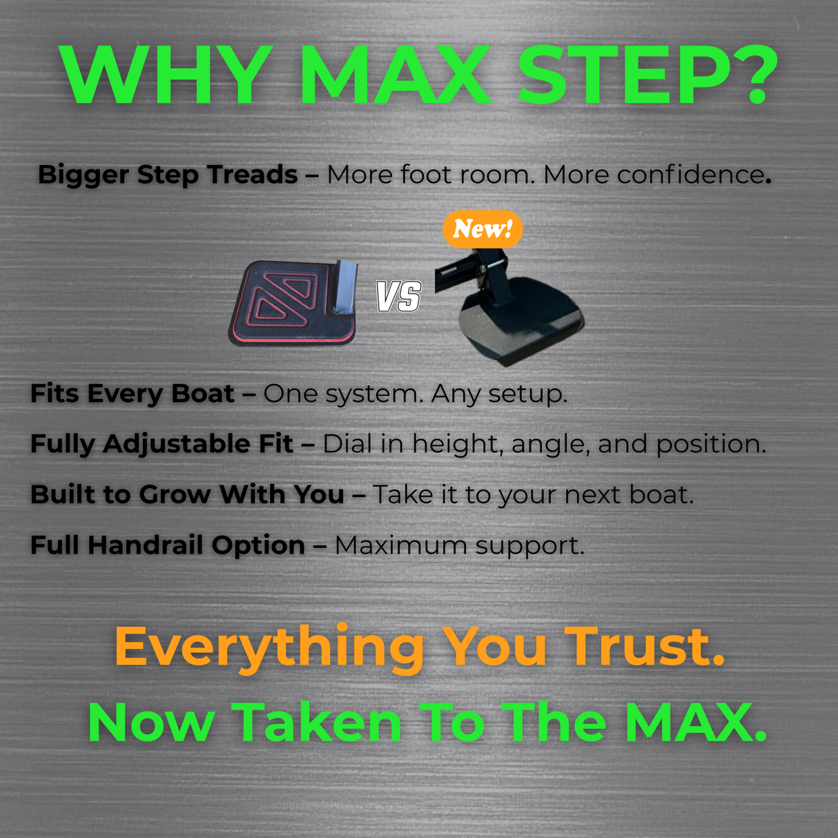 Custom Boat Trailer Steps