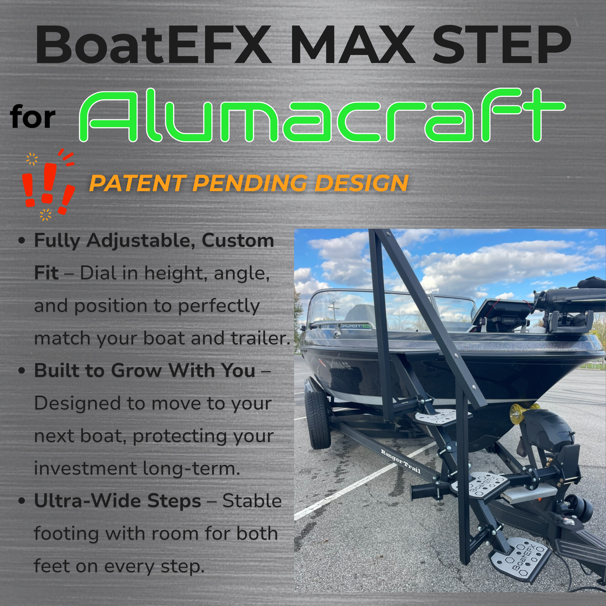 Alumacraft® Boat Trailer Steps