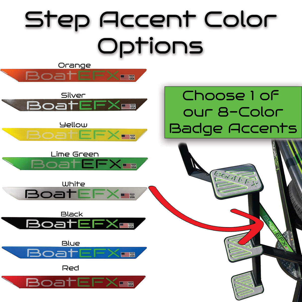 Stratos® Boat Trailer Steps - BoatEFX