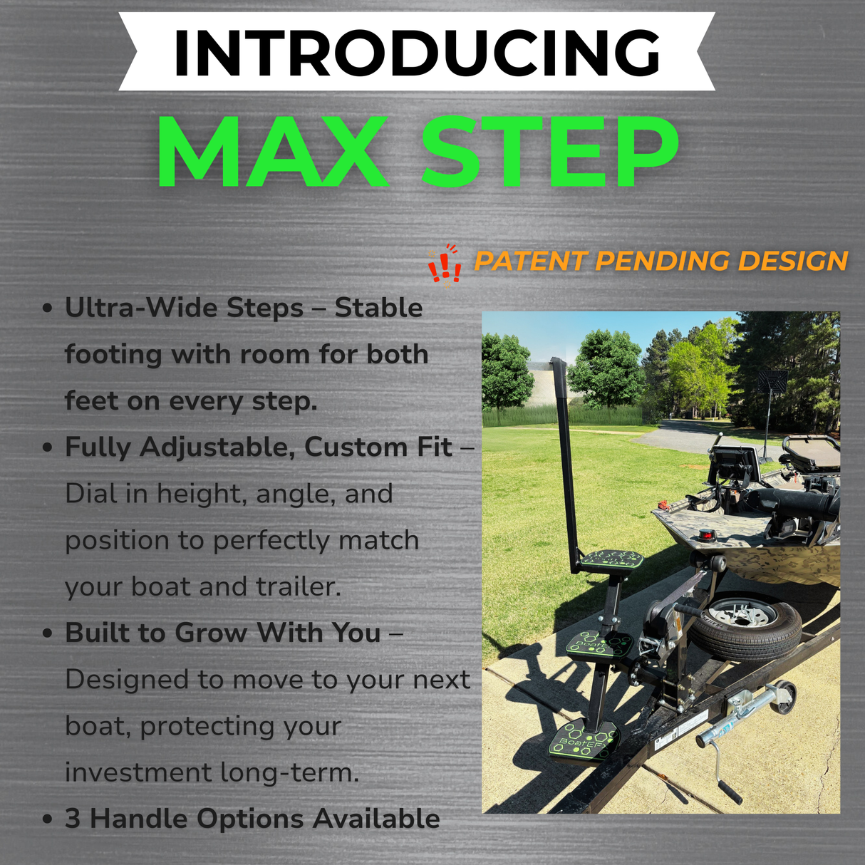 Custom Boat Trailer Steps