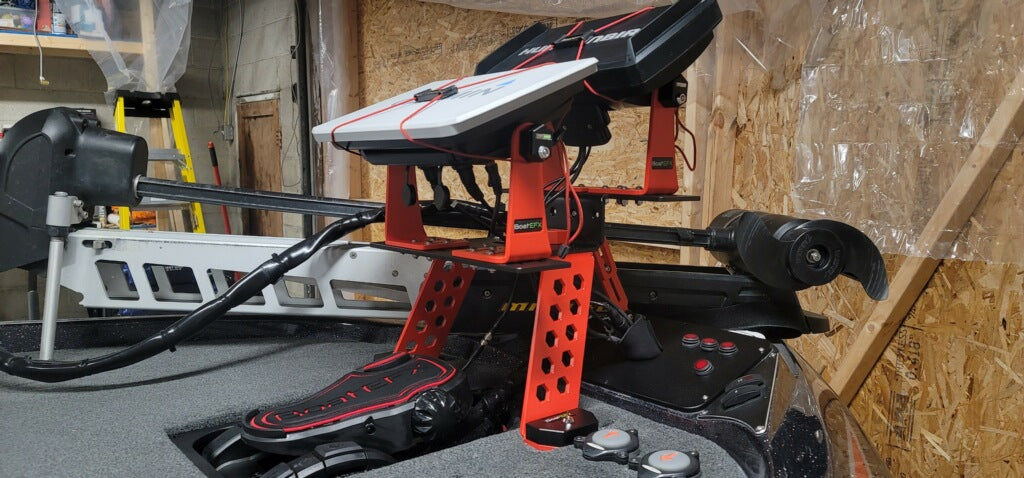 8" Tall Boy Dual Bow Graph Mount - BoatEFX