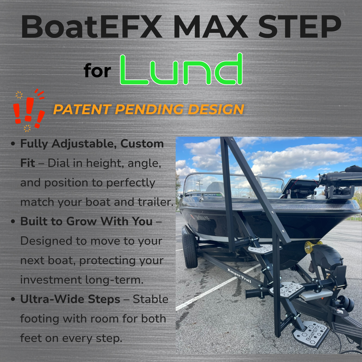 Lund® Boat Trailer Steps