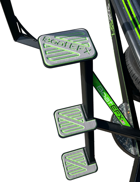 Triton Bass Boat Trailer Steps by BoatEFX - BoatEFX