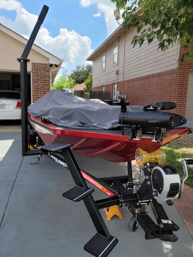 Lowe Bass Boat Trailer Steps by BoatEFX - BoatEFX