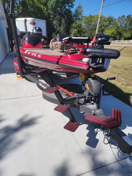Triton Bass Boat Trailer Steps by BoatEFX - BoatEFX