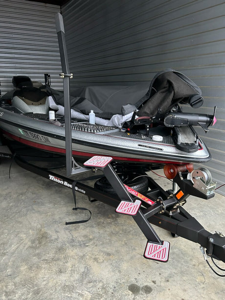 Triton Bass Boat Trailer Steps by BoatEFX - BoatEFX