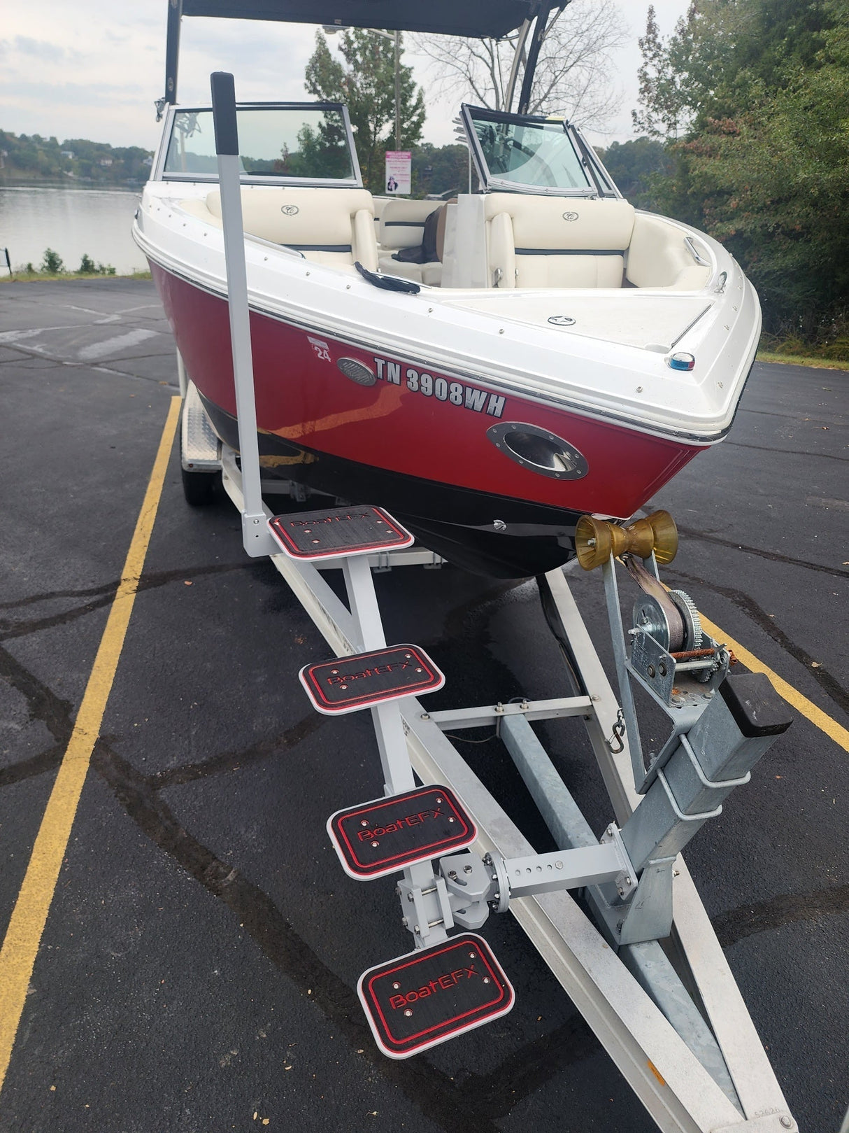 Jupiter Boat Trailer Steps BoatEFX | Best Boat Trailer Steps