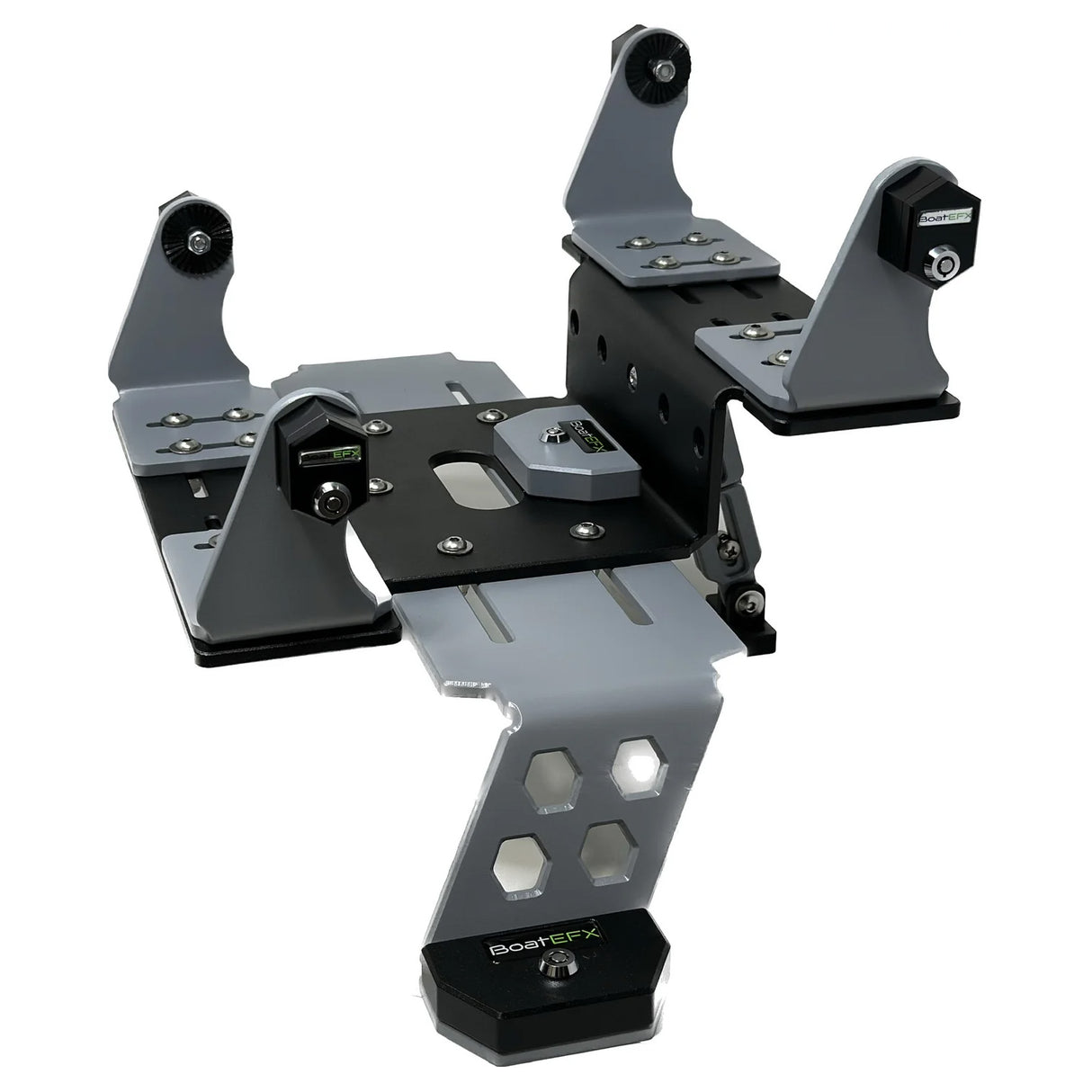 Brand New 3.5" Tall Base Dual Bow Graph Mount (All Colors)