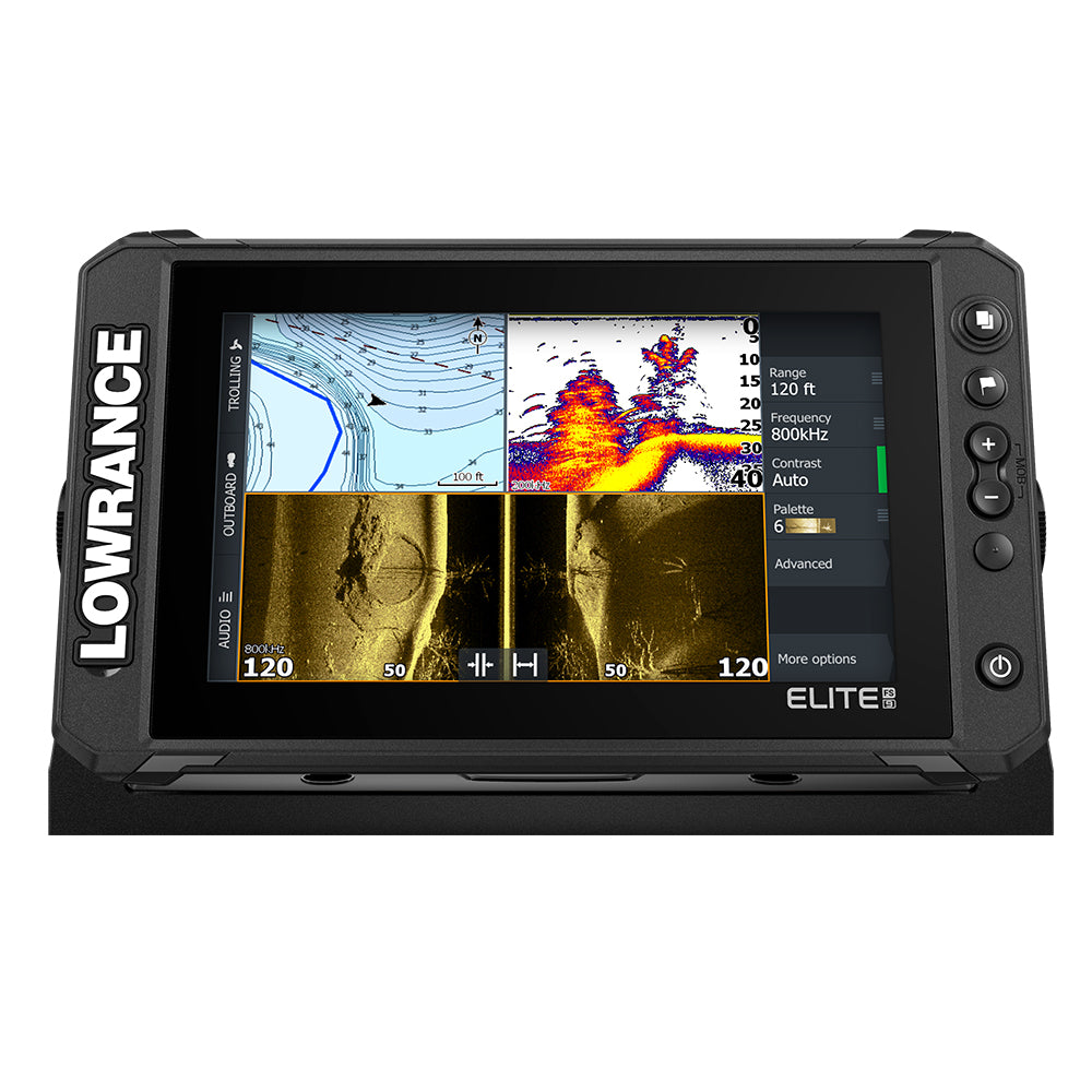 Lowrance Elite FS 9 ChartplotterFishfinder wActive Imaging 3in1 Transom  Mount Transducer 00015692001 – BoatEFX