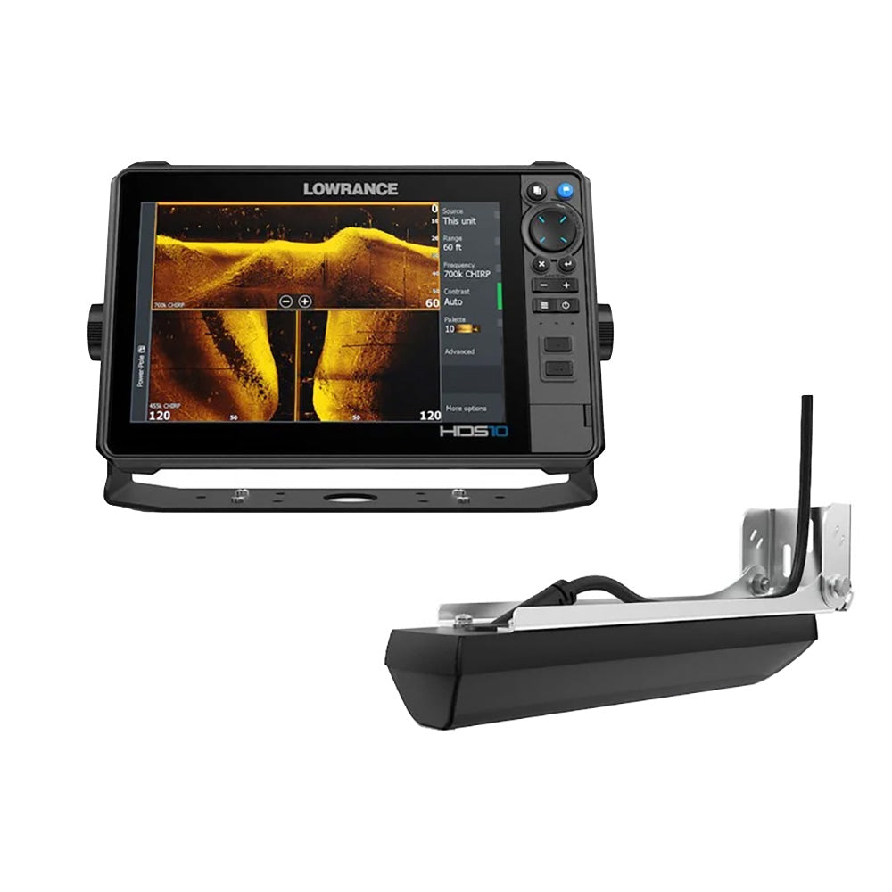 Lowrance HDS PRO 10 w Preloaded CMAP DISCOVER OnBoard Active Imaging HD  Transducer 00015984001 – BoatEFX