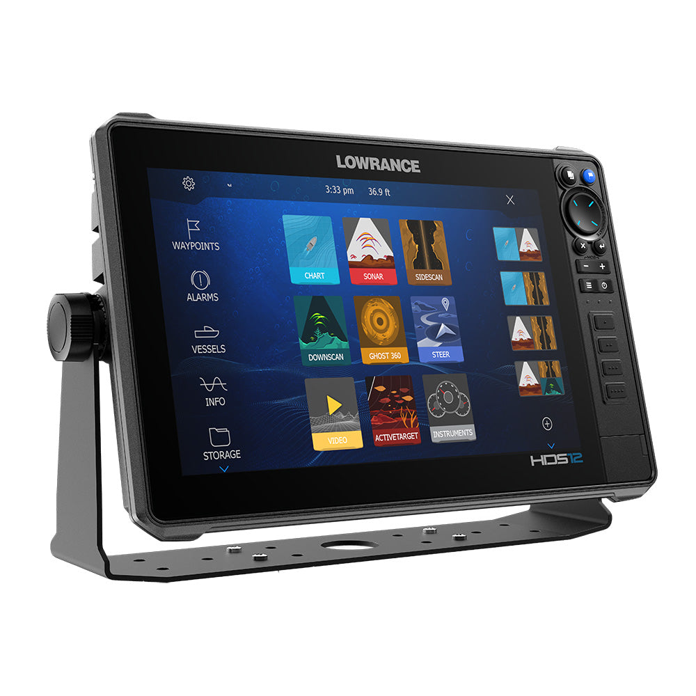 Lowrance HDS PRO 12 - w/ Preloaded C-MAP DISCOVER OnBoard  Active Imaging HD Transducer [000-15987-001] - BoatEFX