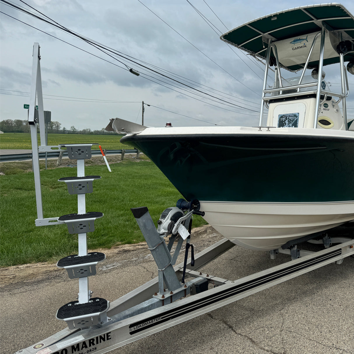 Carolina Skiff Boat Trailer Steps | BoatEFX