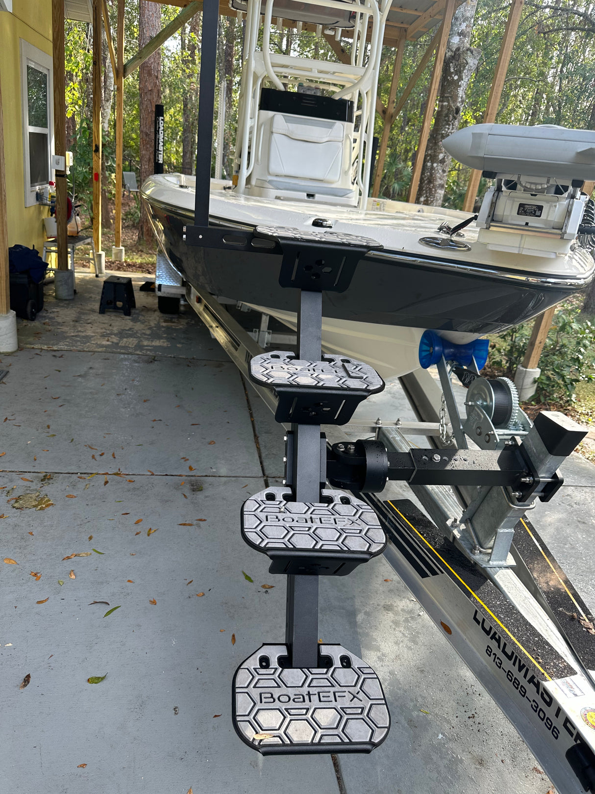 BoatEFX AlumaSTEP Aluminum Boat Trailer Steps