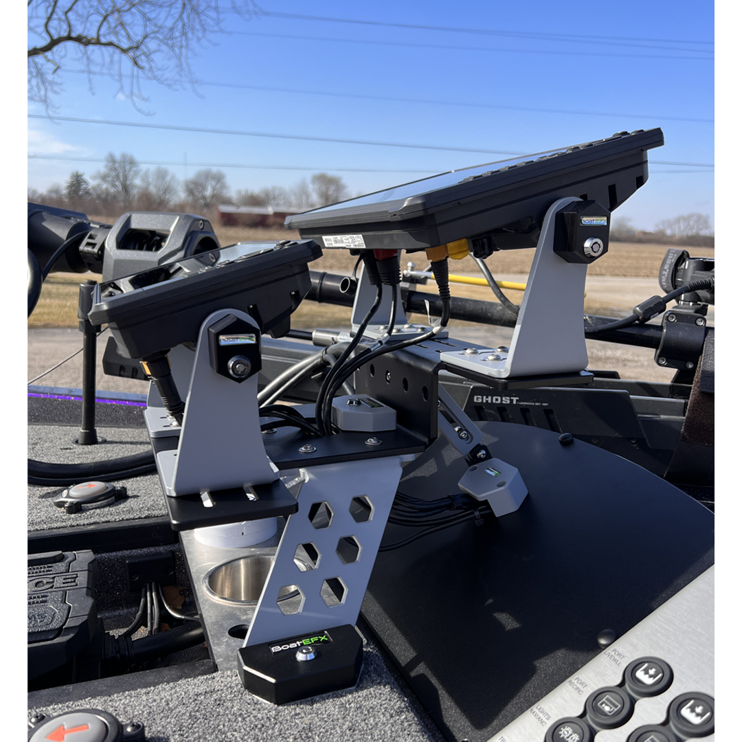 New Photos and Video of Best Bow Mount Sonar Bracket ever