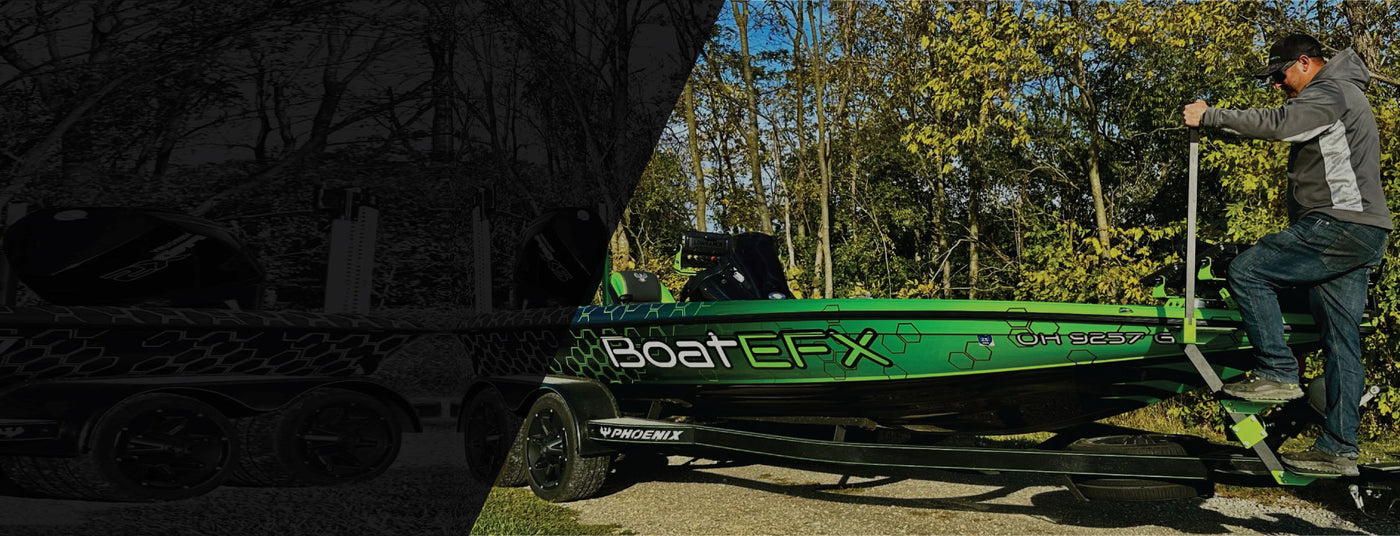 Lowe Bass Boat Trailer Steps by BoatEFX