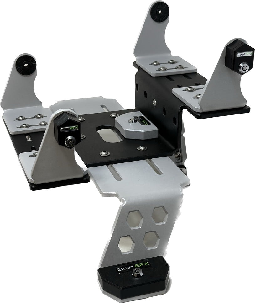 BoatEFX Locking DUAL Graph Mount - Bow - BoatEFX