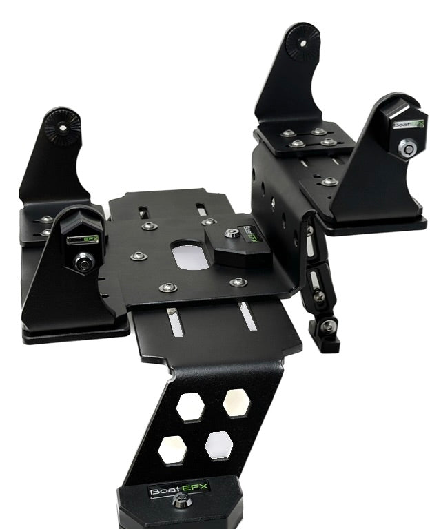 BoatEFX Locking DUAL Graph Mount - Bow - BoatEFX