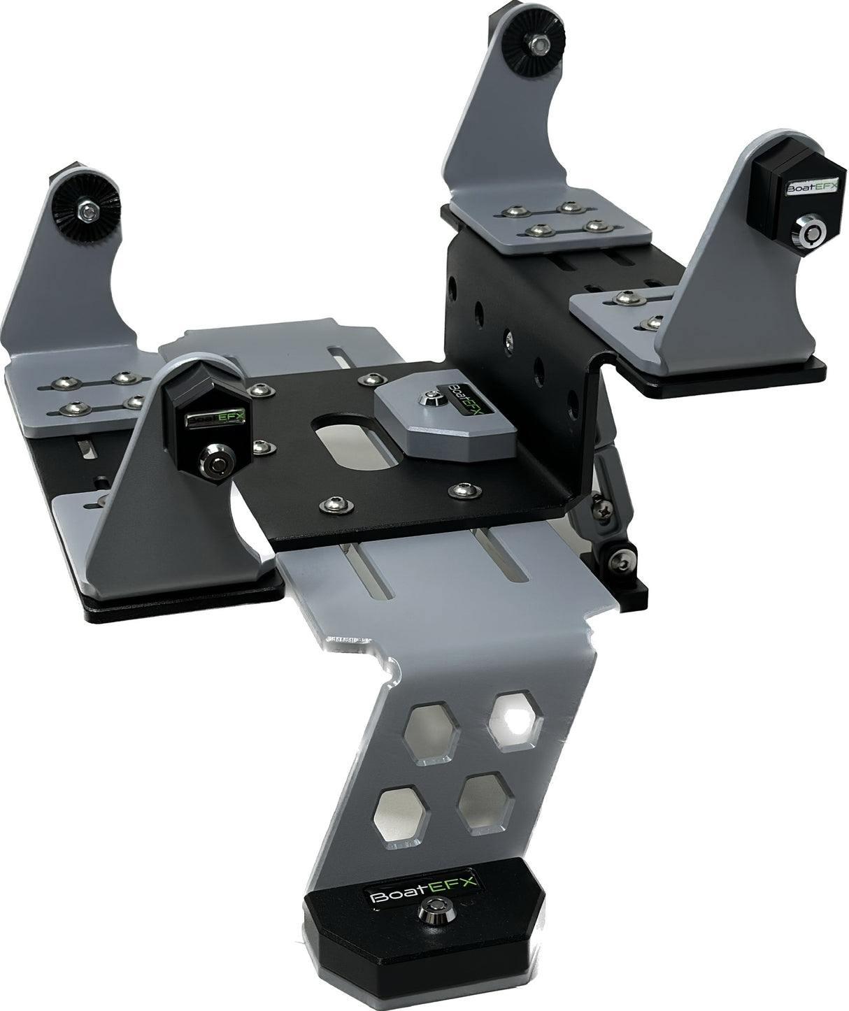 BoatEFX Locking DUAL Graph Mount - Bow - BoatEFX