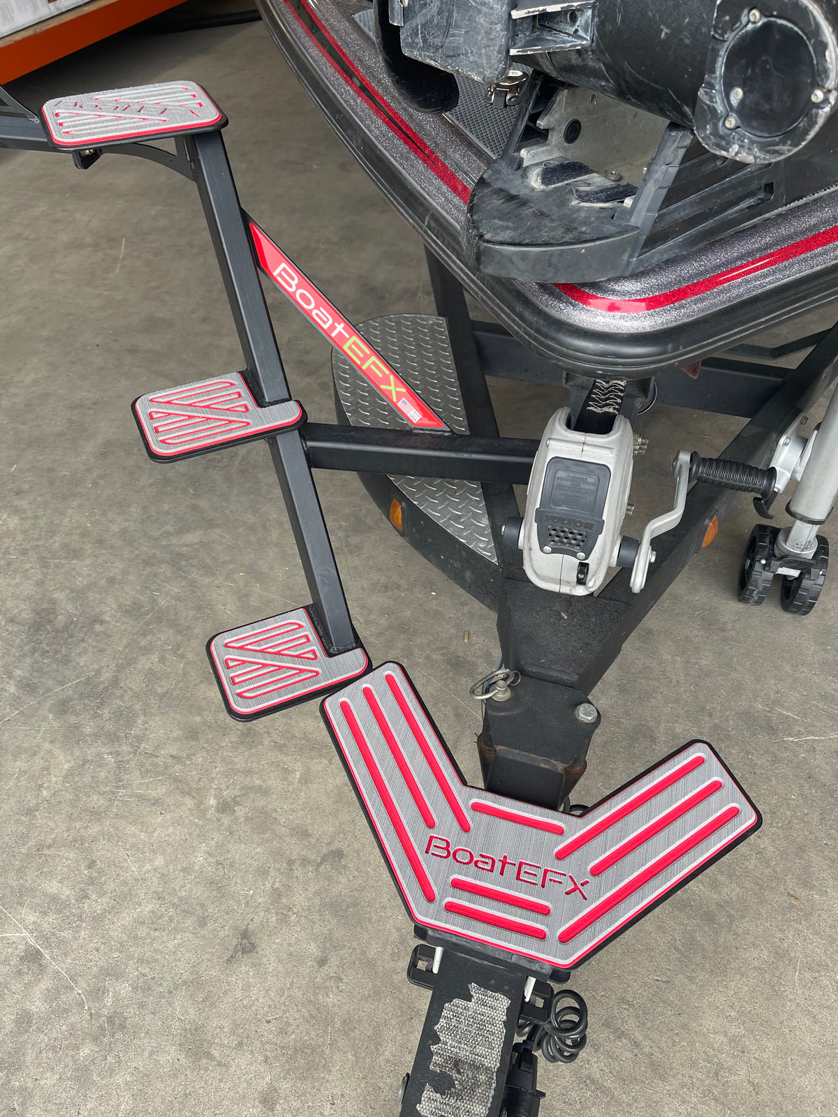 BoatEFX: Boat Trailer Steps