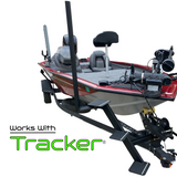 Bass Boat Trailer Steps by BoatEFX works with Tracker®