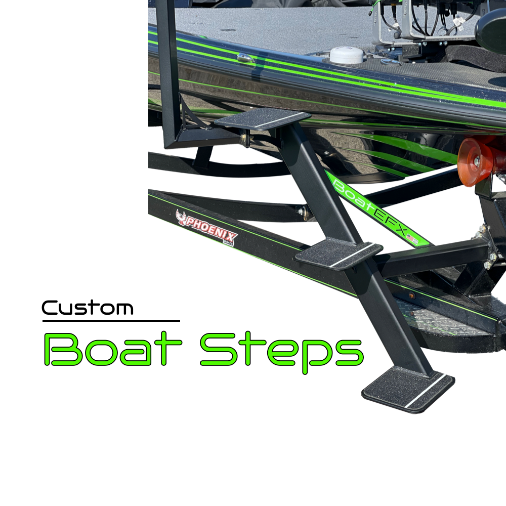 Custom Boat Trailer Steps by BoatEFX - BoatEFX